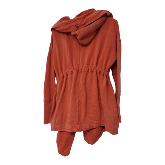 Free People Brentwood Cotton Cardigan Orange XS - Picture 7 of 10